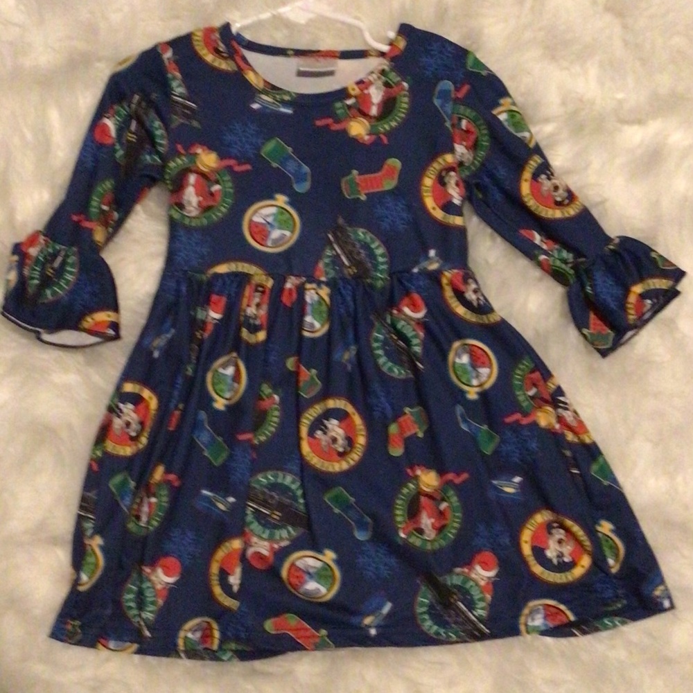 2T Polar express dress
